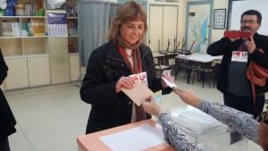 Eli Aleix ha votado en el San Juan Bosco II de Cocentaina