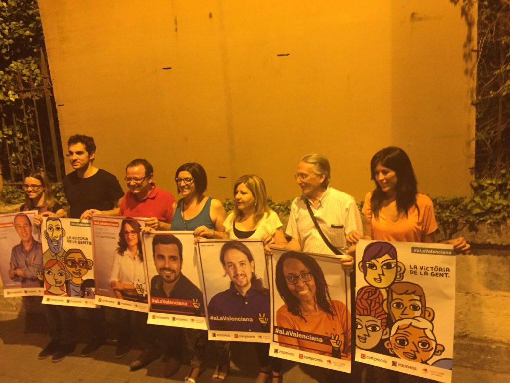 A la Valenciana pegó sus carteles en El Teix